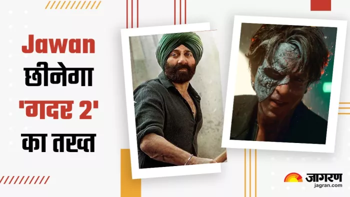 Jawan Advance Booking Collection - गदर 2 का रिकॉर्ड तोड़ेगा 'जवान' । Photo- Dainik Jagran Graphics