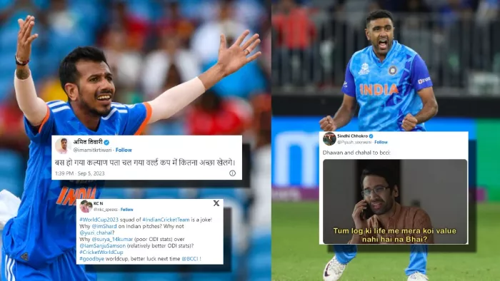 ODI World Cup 2023 के चहल-अश्विन हुए ड्रॉप तो भड़क उठे फैंस