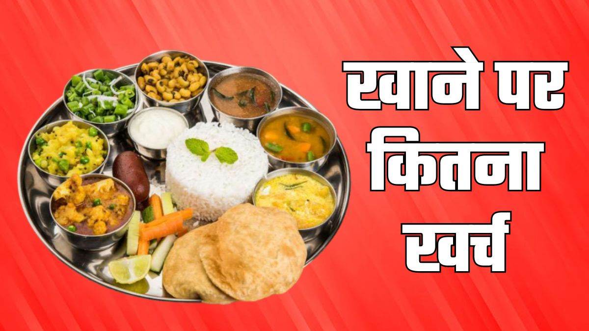 how much part of the income indian households are spending on food