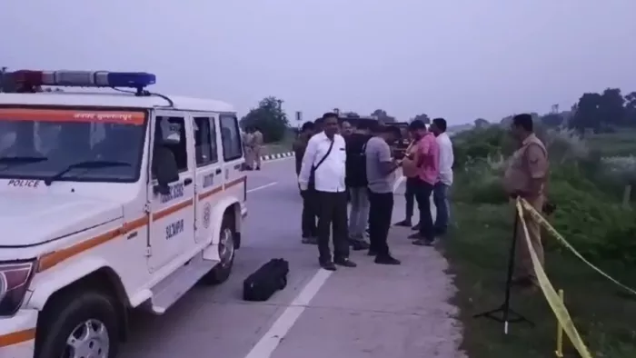 मुठभेड़ में एक लाख का इनामी डकैत मंगेश यादव ढेर।