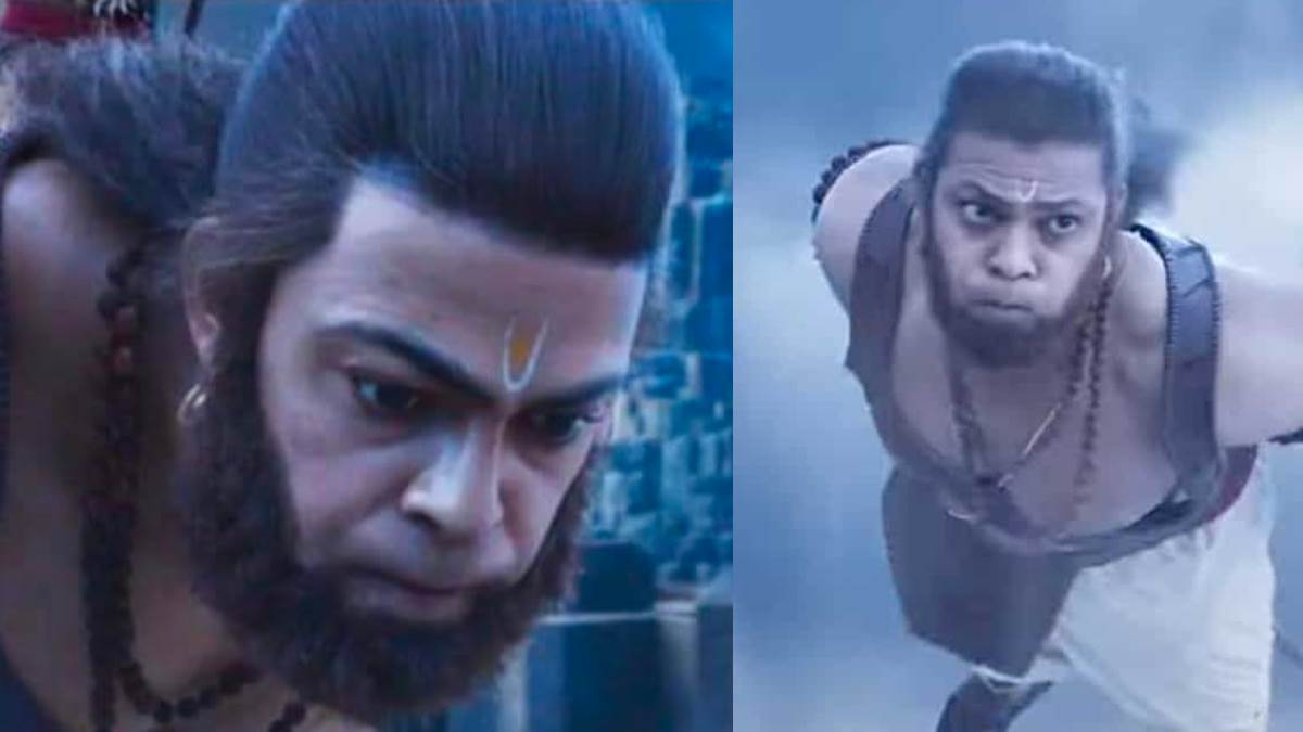 Adipurush आदिपुरुष के रावण के बाद अब हनुमान हुए ट्रोल लोग बोले- कौन-सा  हिंदू बिना मूंछ रखता है दाढ़ी - Adipurush Hanuman played by Devdatta  Gajanan Nage in prabhas- Om Raut film