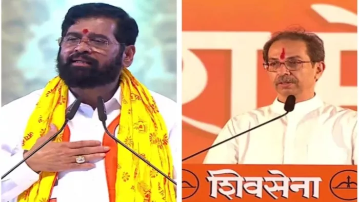 दशहरा रैली के जरिए शिंदे और उद्धव ने किया शक्ति प्रदर्शन, कसे तंज। फोटो एएनआइ