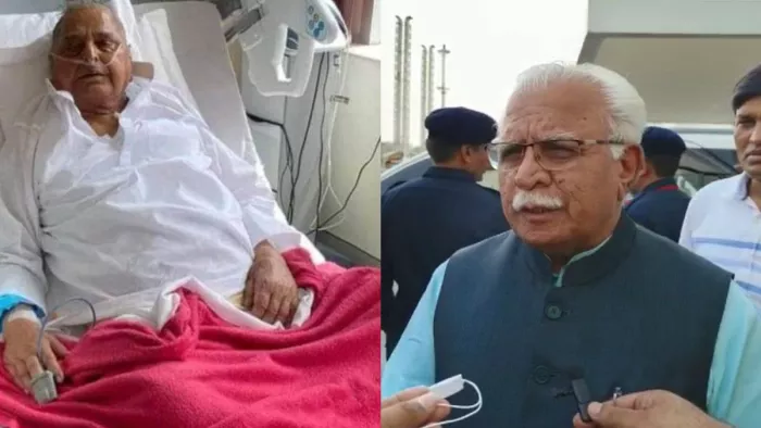 यूपी के पूर्व सीएम मुलायम सिंह यादव और हरियाणा के पूर्व सीएम ओम प्रकाश चौटाला की फाइल फोटो।