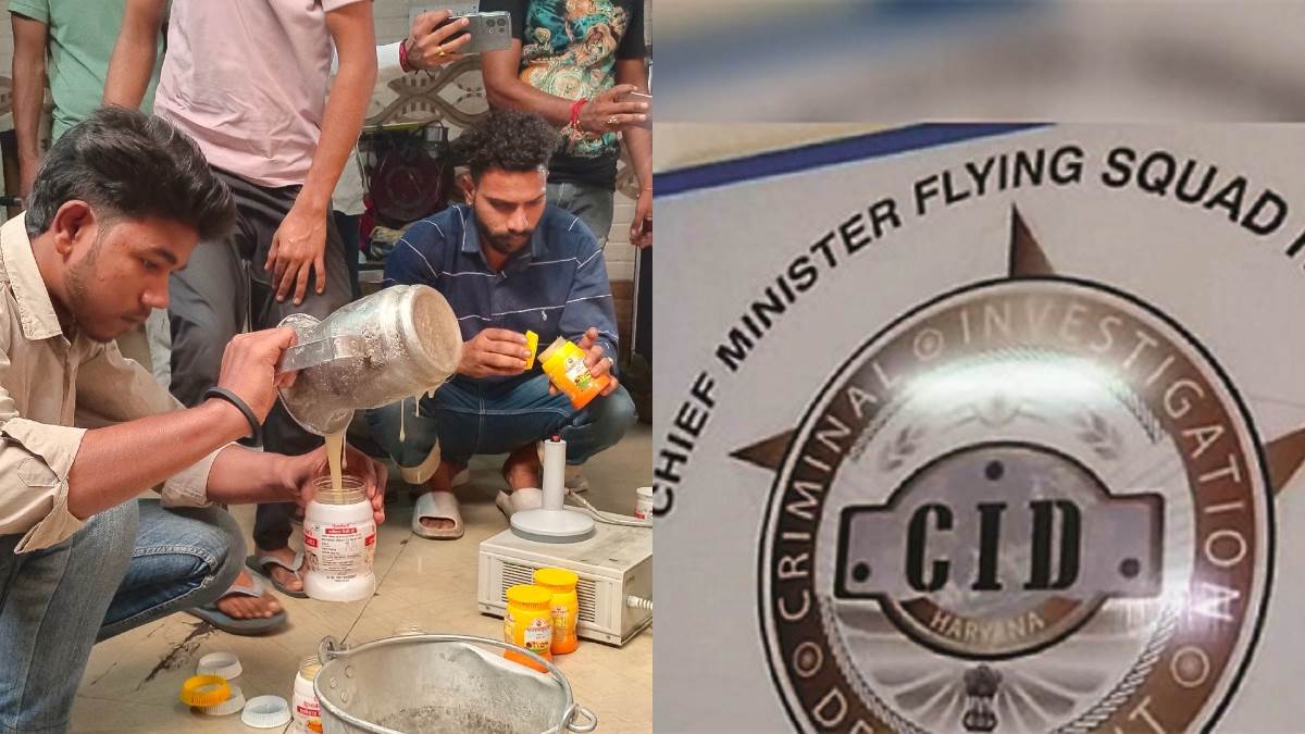 cm flying team raids on ghee factory in kalu wali gamdi village kaithal haryana and send samples for testing