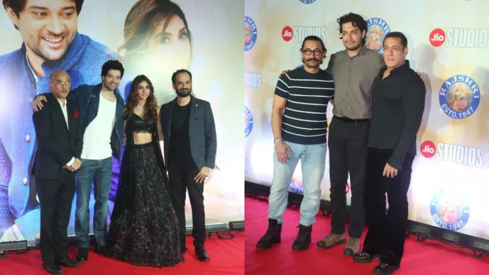 Film Dono Screening, Salman Khan, Aamir Khan
