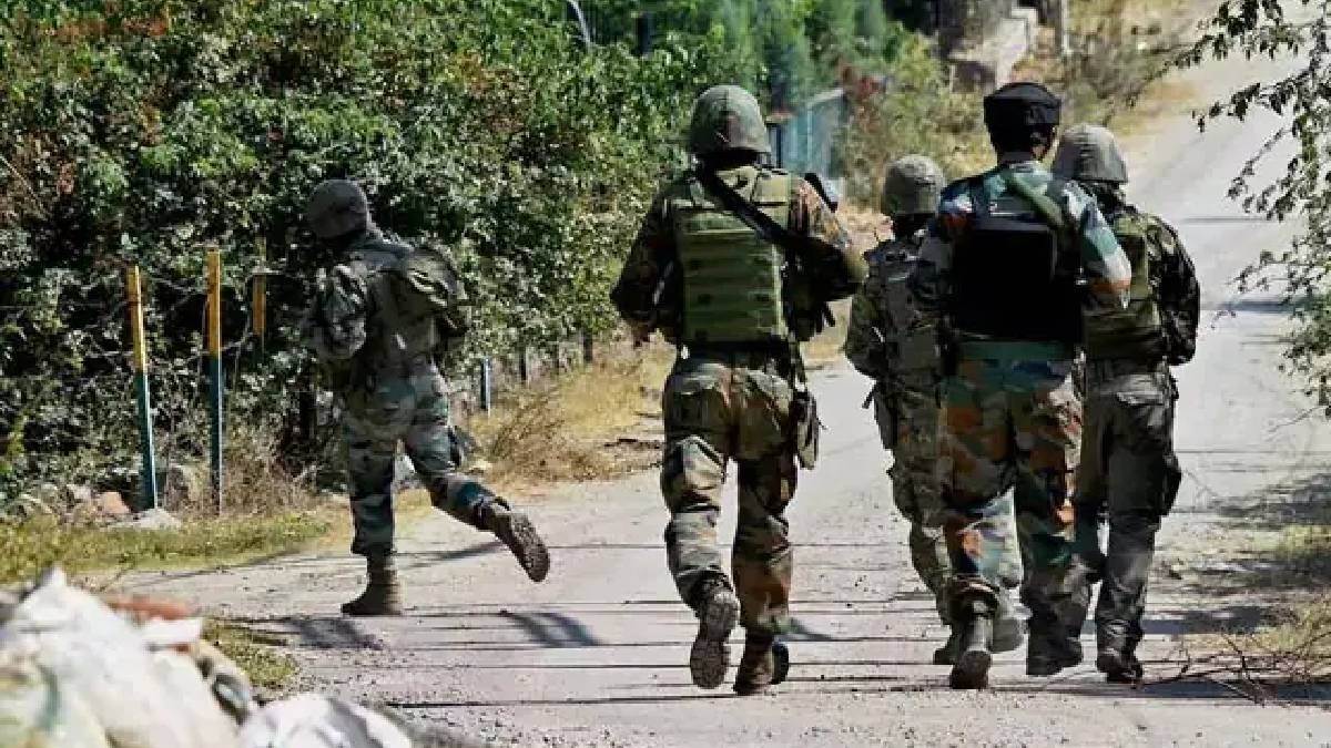 jammu and kashmir news exchange of fire between terrorists security forces in kupwara