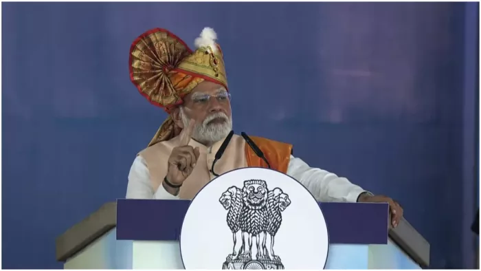 पीएम ने कहा कि कांग्रेस का असली रंग खुलकर सामने आ गया है। (Photo- X/@BJP4India)