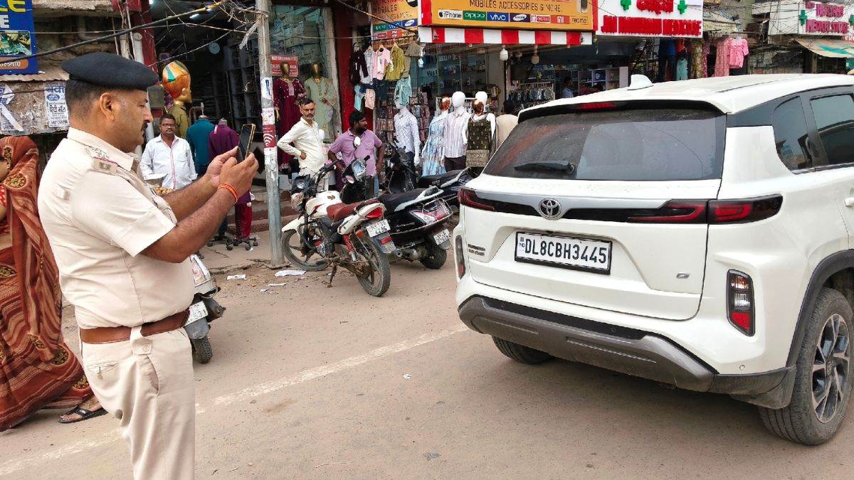 ncr bahadurgarh news e challans issued for traffic violations