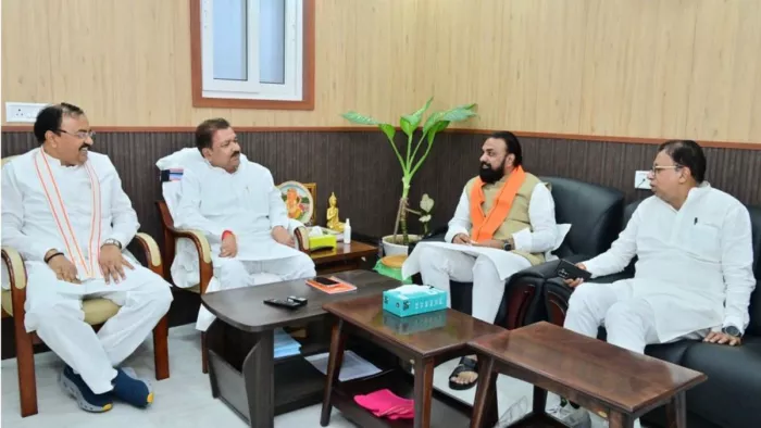 भाजपा प्रदेश चुनाव समिति की पहली बैठक हुई संपन्न। (फोटो एक्स)