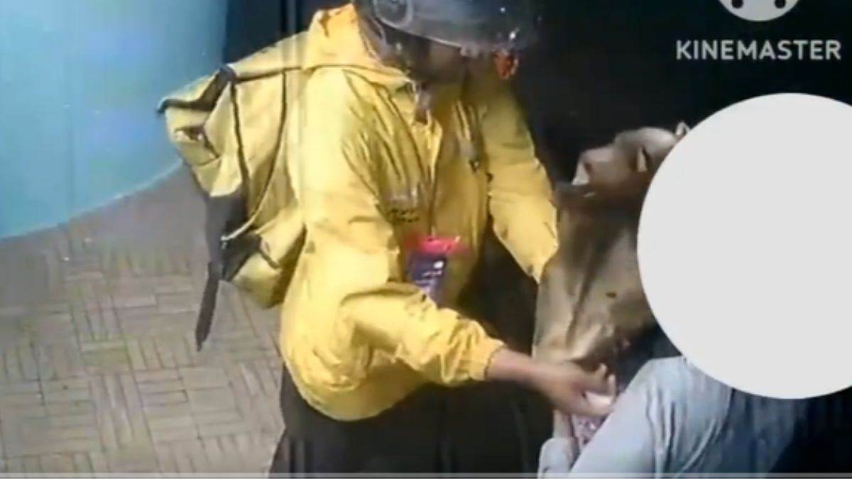 blinkit delivery boy accused of sexual harassment woman shares video