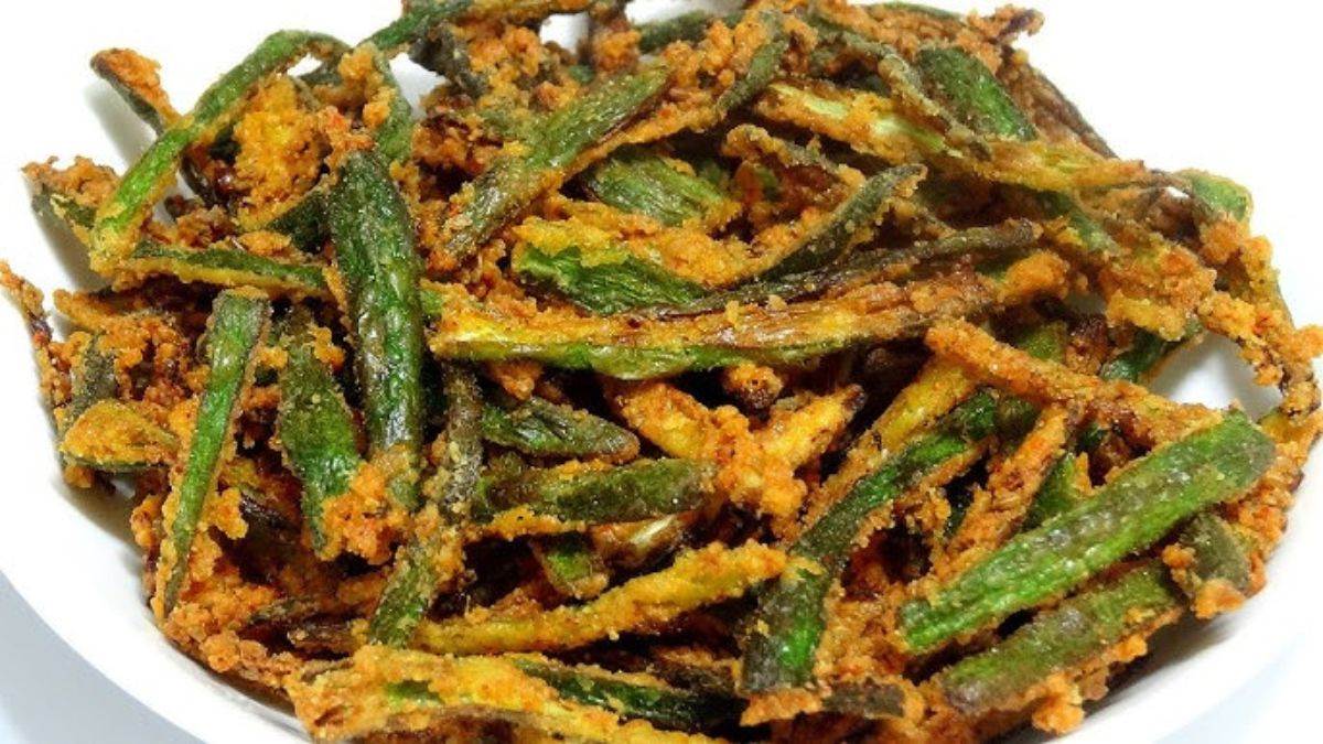 easy and crispy bhindi fry recipe kurkuri bhindi in minutes
