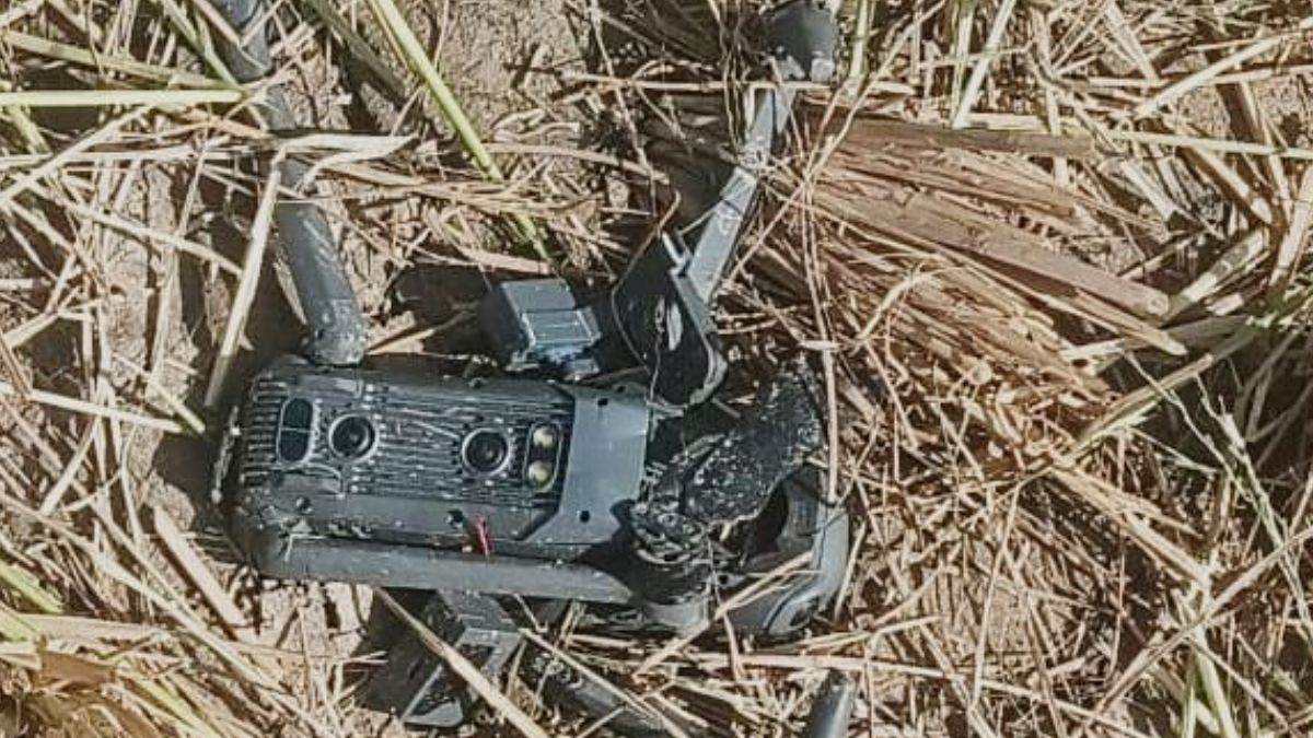 bsf seizes ice drug packet and drone in punjab border search