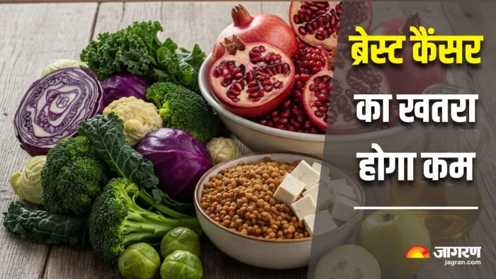 इन 6 चीजों को डाइट में शामिल कर महिलाएं घटा सकती हैं ब्रेस्ट कैंसर का खतरा (Image Source: AI-Generated)