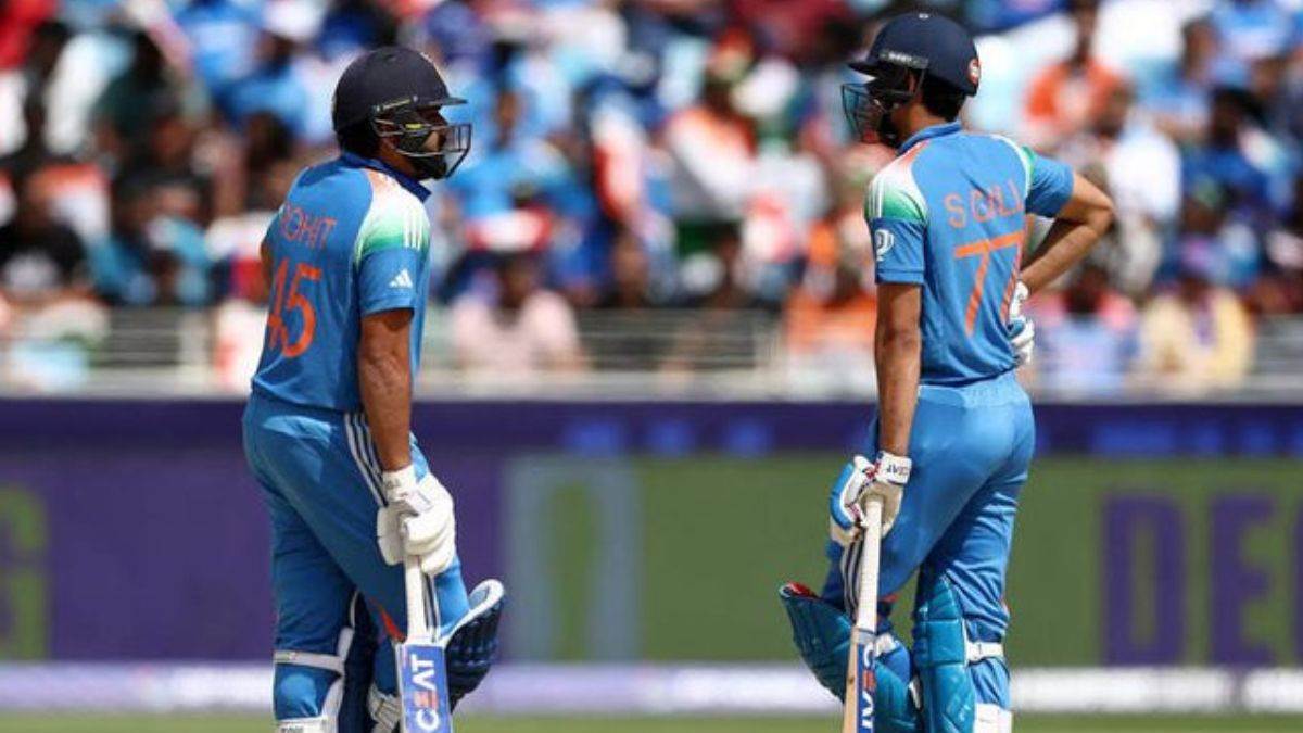 rohit sharma old post of jersey number 45 and 77 goes viral shubman gill