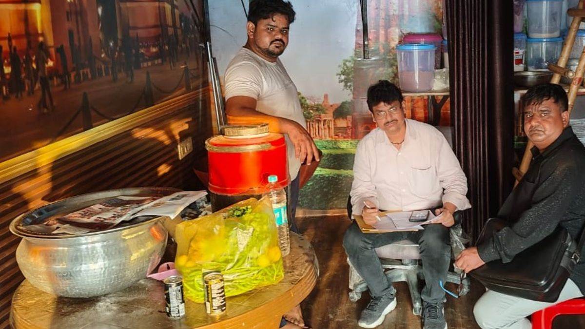 non veg shop raid in hapur license issues and potential fine