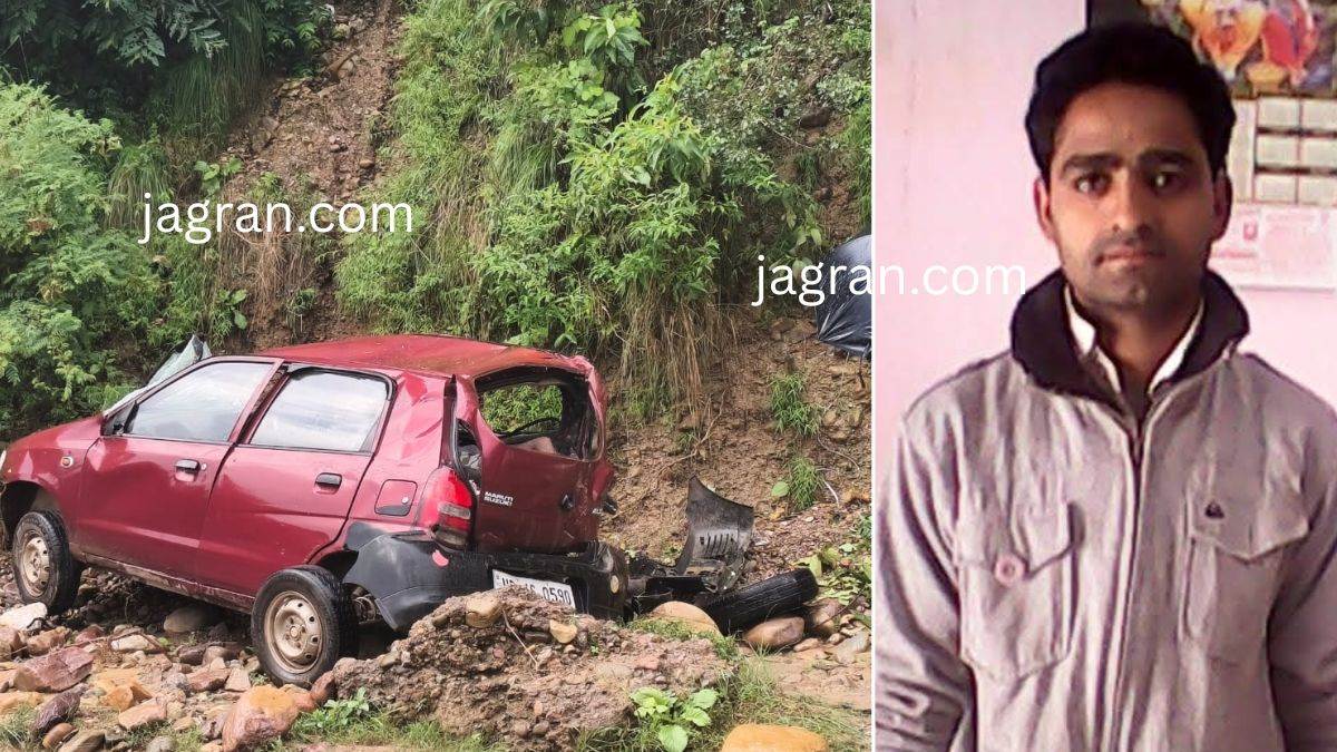 kangra car accident shopkeeper dies after car falls into gorge in jasur himachal pradesh