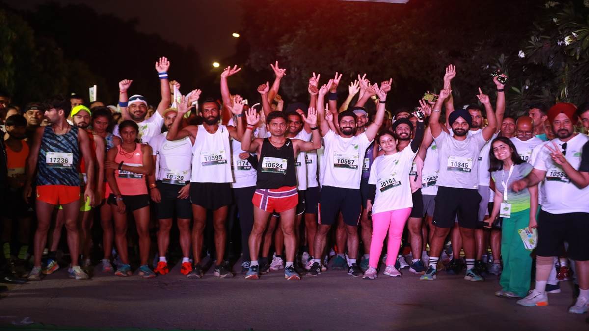 the streets of chandigarh were abuzz with excitement this morning with 4000 runners carrying the message of environmental protection and fitness