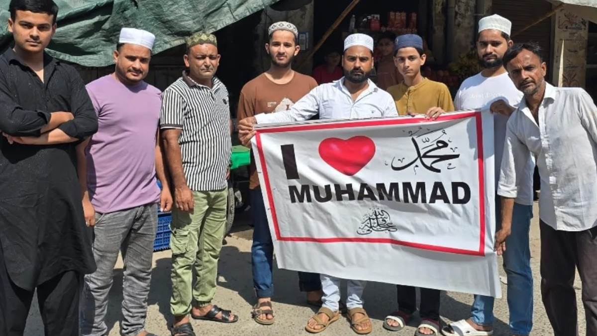 meerut news i love muhammad poster controversy in mawana