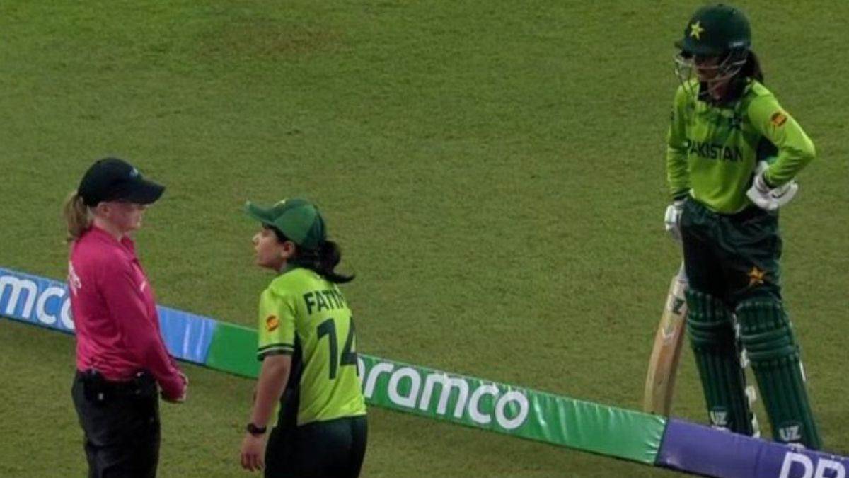 ind w vs pak w muneeba ali run out controversy