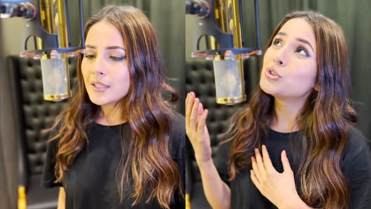 bigg boss fame shehnaaz gill shares latest song video got emotional watch viral video