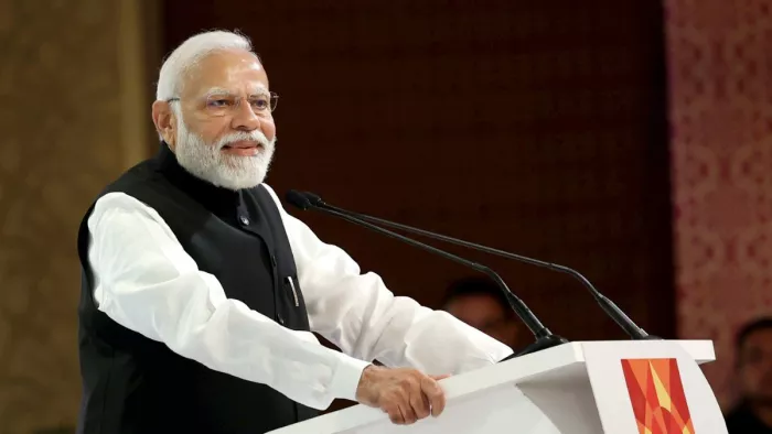 प्रधानमंत्री नरेन्द्र मोदी का संबोधन (फोटो: एएनआई)