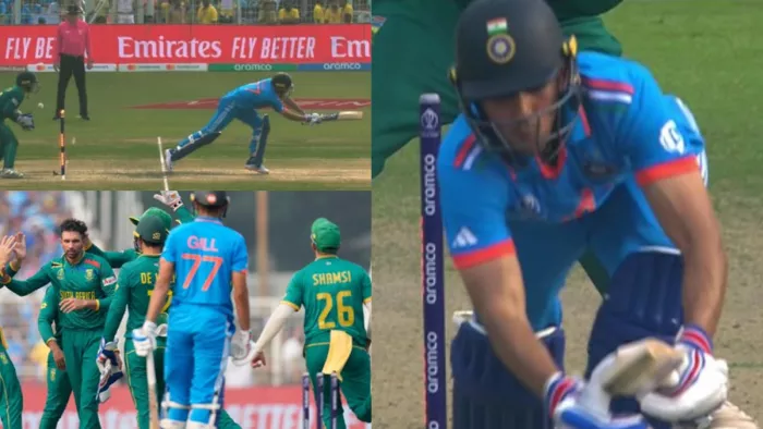IND vs SA: Keshav Maharaj ने उड़ाई Shubman Gill की गिल्लियां