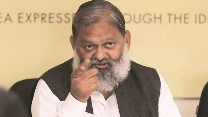 भाजपा नेता पर भड़के अनिल विज। फाइल फोटो