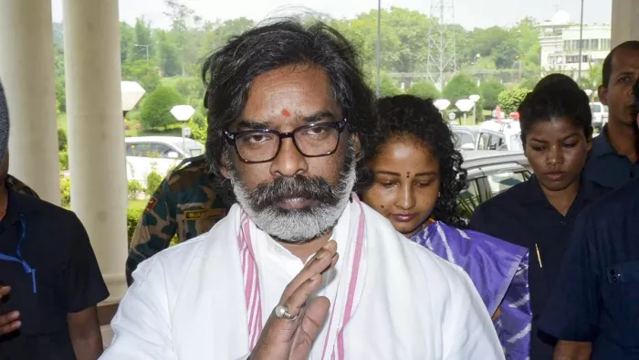 हेमंत सोरेन की पार्टी JMM ने 7 नेताओं को पार्टी से निष्कासित किया। फाइल फोटो