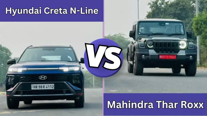 Mahindra Thar Roxx Vs Hyundai Creta N Line: दोनों में से किस एसयूवी को खरीदें। जानें पूरी डिटेल।
