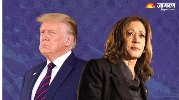US Presidential Election 2024: न्यू हैम्पशायर के डिक्सविल नॉच ट्रंप और कमला हैरिस को मिले 3-3 वोट।(फोटो सोर्स: जागरण)