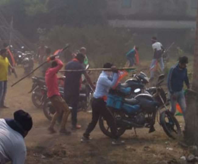 political violence started in shilpanchal before the election