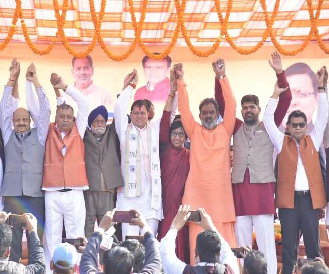 CM Pushkar Singh Dhami lays foundation stone for development schemes worth  115 crores in Kashipur