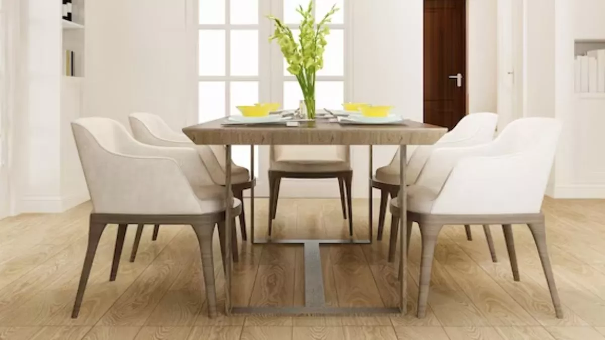 सस्ता हुआ Furniture! अमेजन ऑफर्स की बरसात में 6 Seater Dining Table With Chairs के 65% तक दाम गए बह