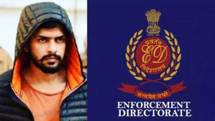 Lawrence Bishnoi ED raid लॉरेंस बिश्नोई पर बड़ी कार्रवाई