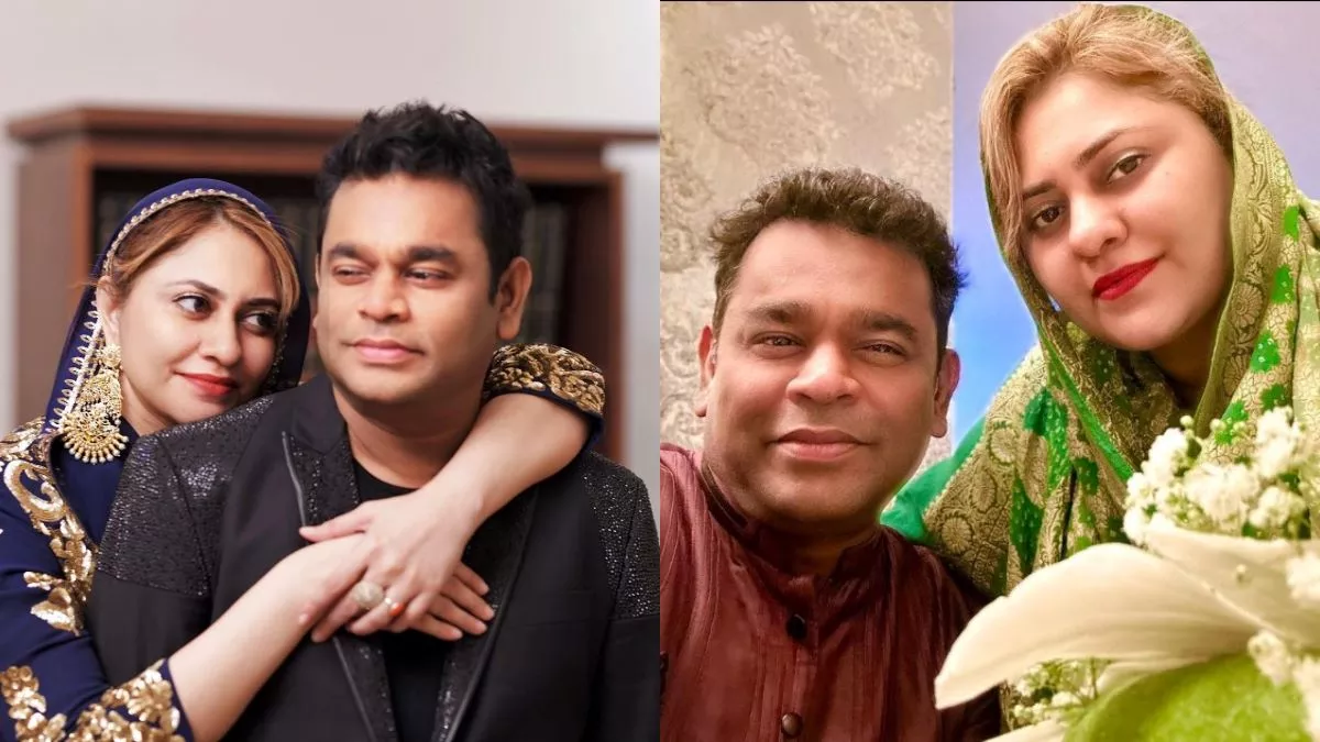 AR Rahman Birthday: File Photo of AR Rahman with Saira Banu