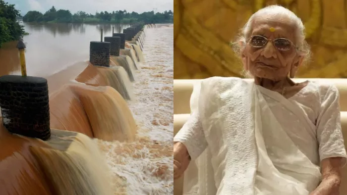 हीरा बा के नाम पर गुजरात में चेक डैम का निर्माण।