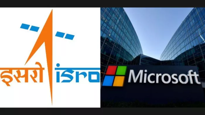 Microsoft collaborated with ISRO for the help of startup