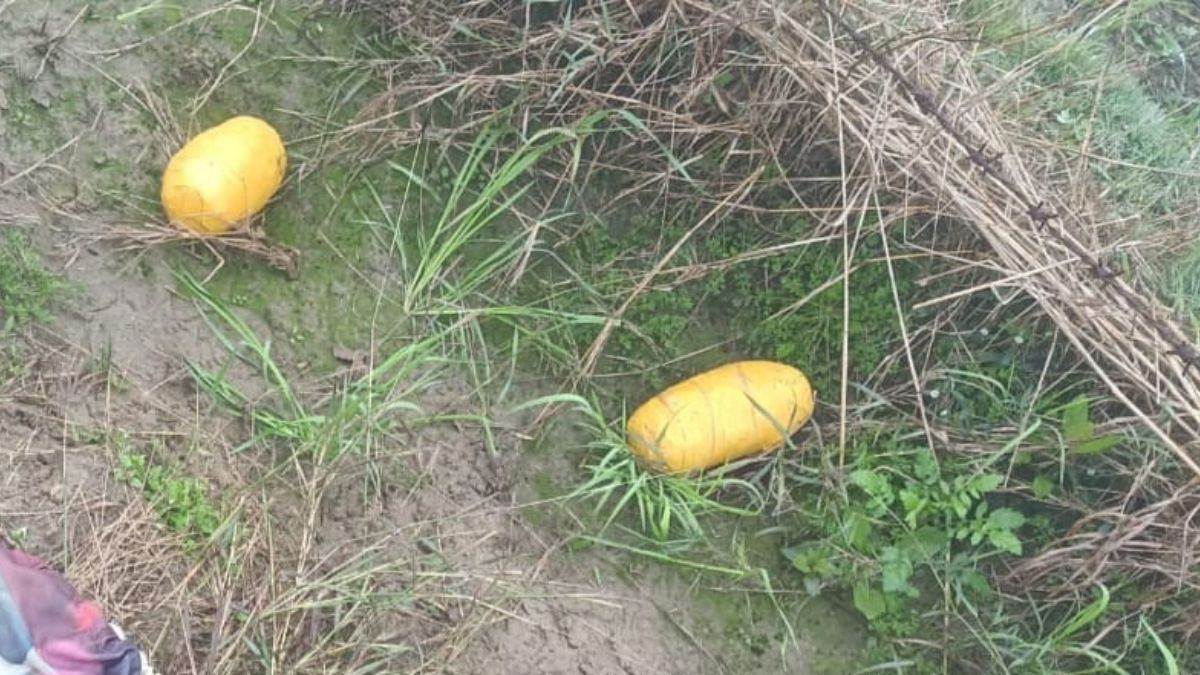 amritsar when will pakistan stop then heroin was thrown through drone drugs found in two packets