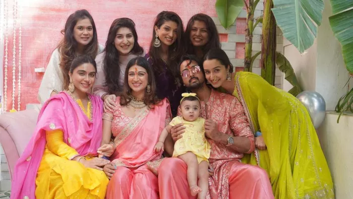 शजा मोरानी की गोद भराई में छाईं श्रद्धा कपूर। फोटो क्रेडिट- इंस्टाग्राम