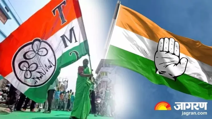 बंगाल में कांग्रेस और टीएमसी के बीच जारी है जुबानी जंग। (फाइल फोटो)