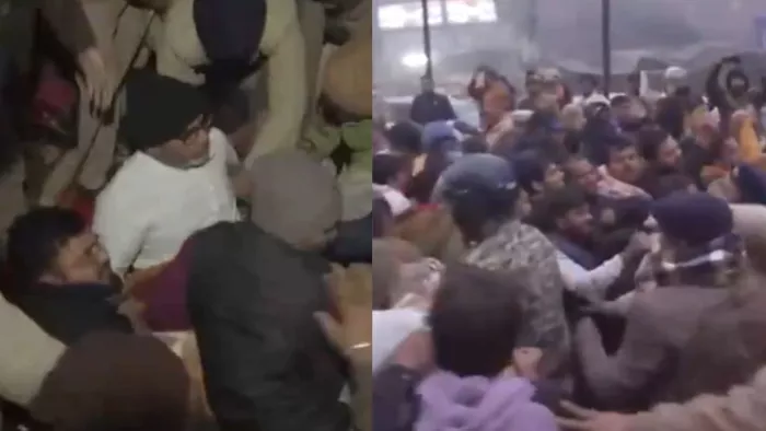 जन सुराज पार्टी (जसुपा) के सूत्रधार प्रशांत किशोर (पीके) को पटना पुलिस ने हिरासत में लिया।(फोटो सोर्स: एएनआई)
