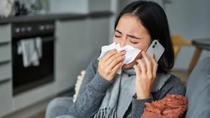 एलर्जी के कारण भी (Sneezing allergy) छींके लगातार आती हैं। ( Pic Courtesy : Freepik)