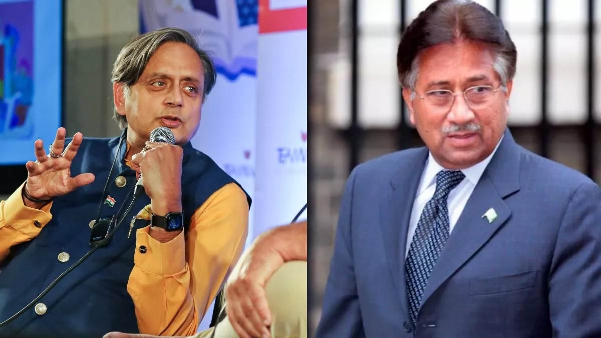 congress leader shashi tharoor on former pakistan president pervez musharraf clarification on twitter
