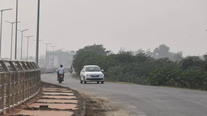 गोरखपुर जिले के रामगढ़ ताल रिंगरोड। जागरण