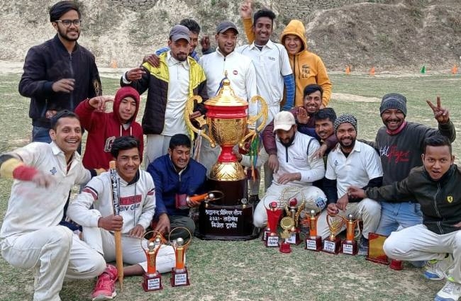 ankur xi has won the cricket trophy in its name