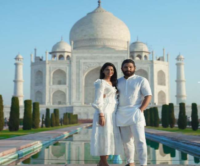 allu arjun and sneha reddy celebrating 11th wedding anniversary