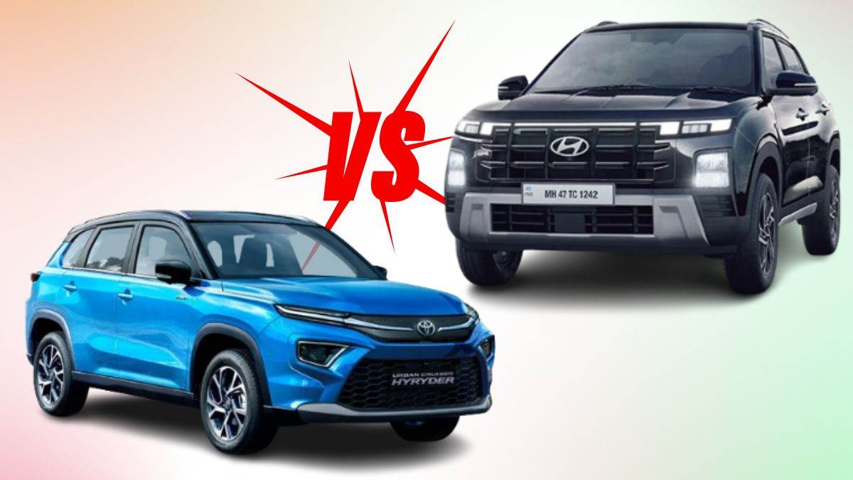 Hyundai Creta vs Toyota Hyryder: माइलेज, फीचर्स और स्पेसिफिकेशन के ...