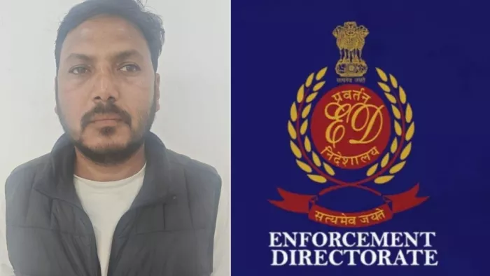 Gurugram News: नकली ईडी अधिकारी का पर्दाफाश, असली ईडी ने किया गिरफ्तार। फोटो जागरण