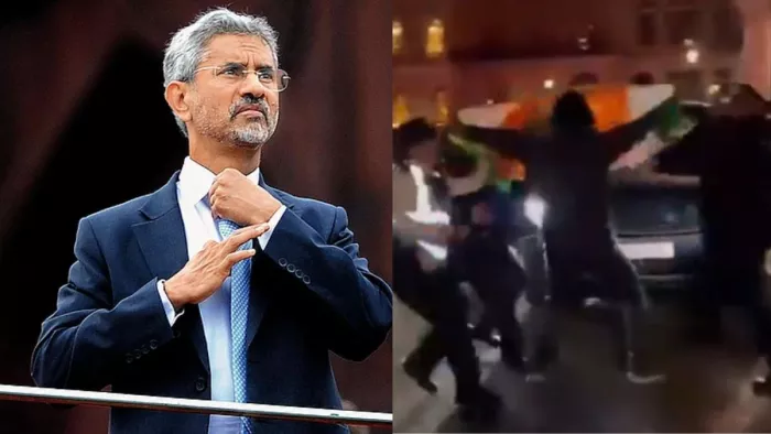 लंदन में विदेश मंत्री एस जयशंकर पर हमले की कोशिश की गई।(फोटो सोर्स: सोशल मीडिया)
