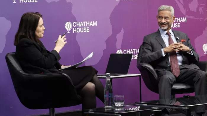 s jaishankar on kashmir: कश्मीर मसले के सवाल पर विदेश मंत्री जयशंकर ने जवाब दिया।(फोटो सोर्स: पीटीआई)